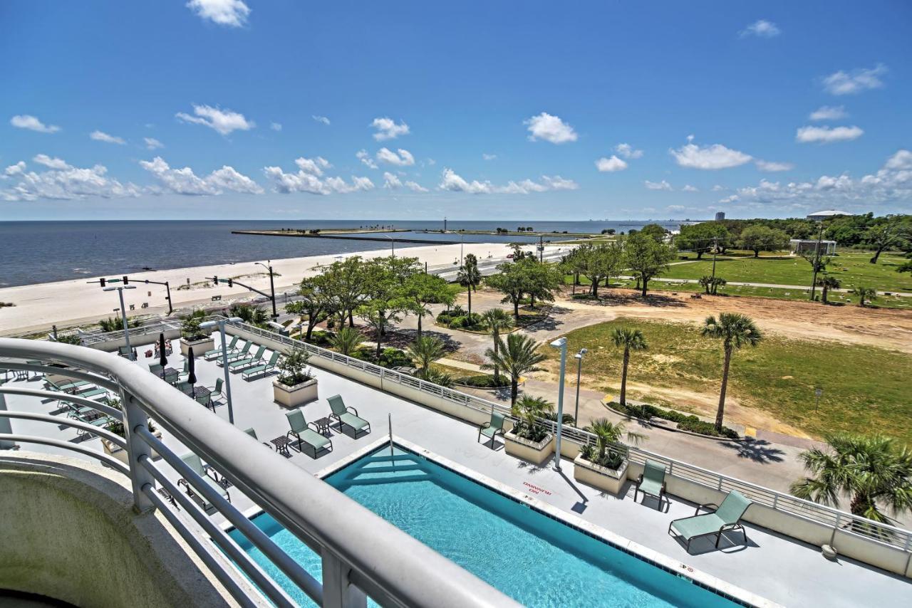 Beachside Biloxi Club Condo Balcony With Ocean View المظهر الخارجي الصورة